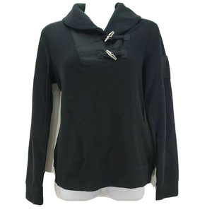 Lauren Ralph Lauren Womens Top Black Long Sleeve V‎